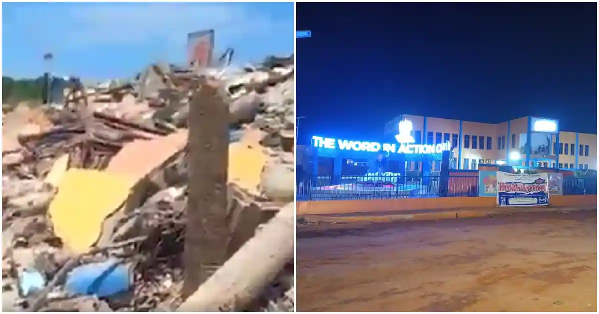 SAD NEWS: 7 Critically Injured As Church Building Collapses At Old Bortianor