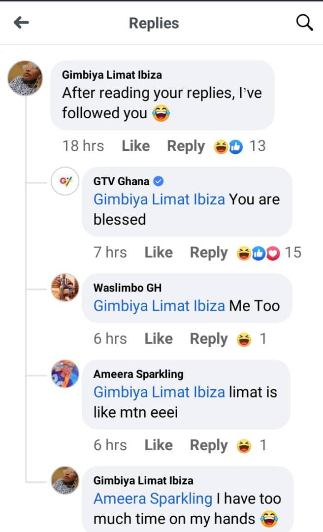 Netizens React After GTV Ghana Official Page Asks 'Hilarious' Question