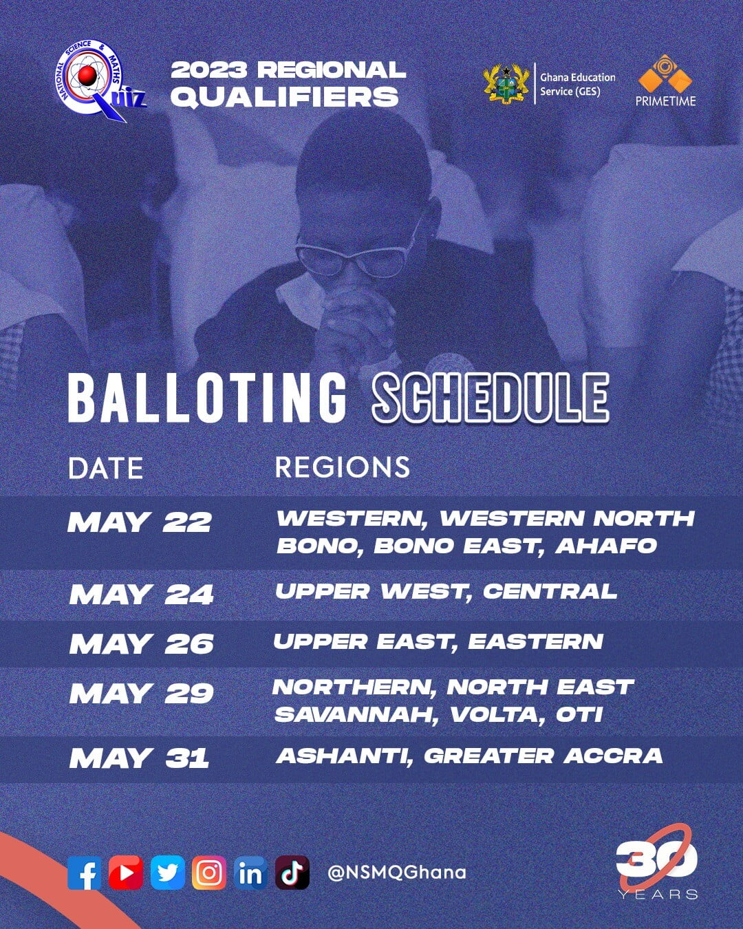 NSMQ 2023 Regional Qualifiers