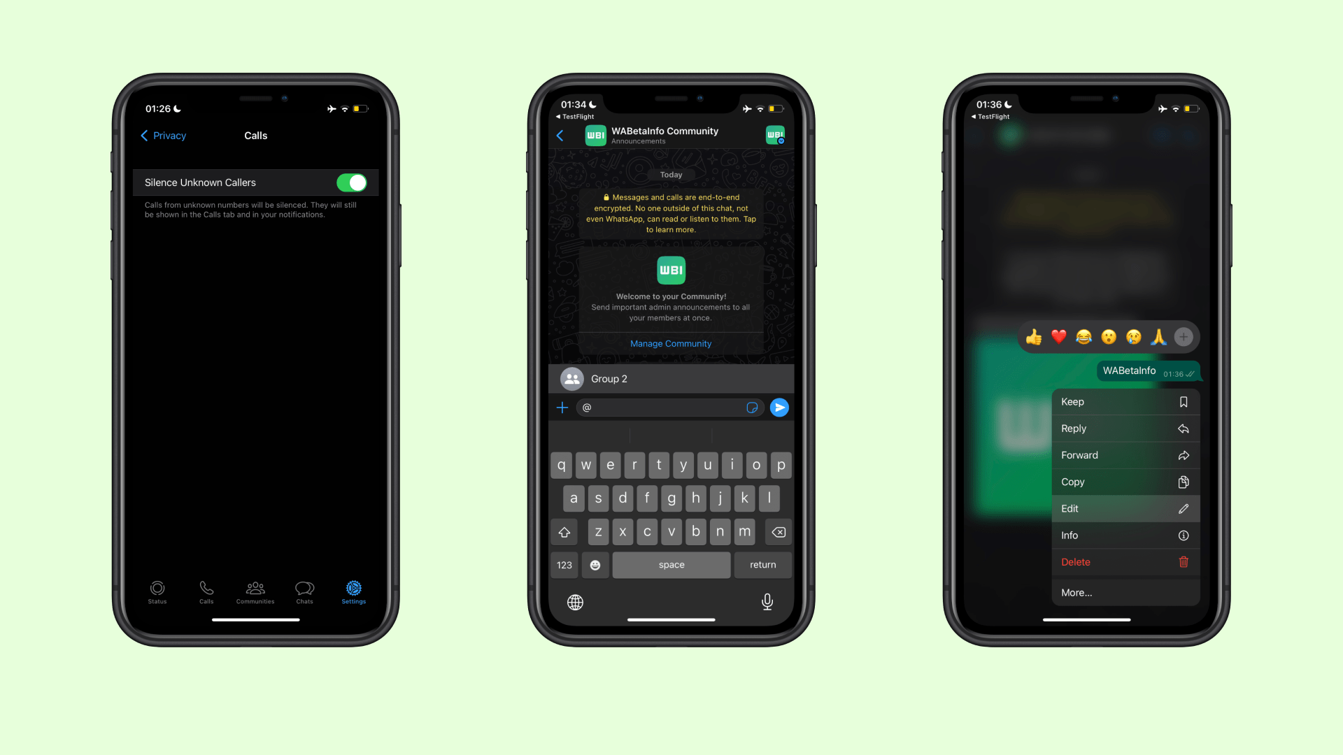 WhatsApp news of the week: message editing available on Web, iOS, and Android beta