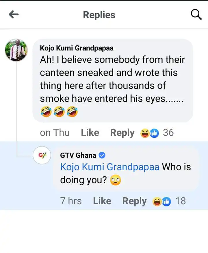 Netizens React After GTV Ghana Official Page Asks 'Hilarious' Question