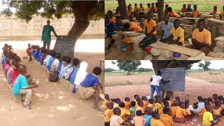 It will take 300 years for Nana Addo to eradicate the over 5400 Schools under trees: Report discloses as only 17 have been completed