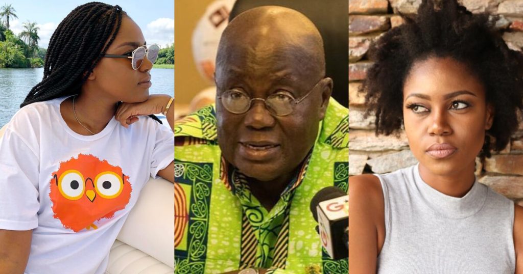 Yvonne Nelson and President Akufo-Addo