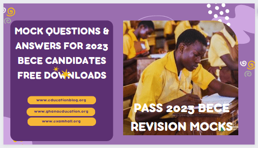 2023 BECE RME Revision Mock Questions and Answers (Free Download)