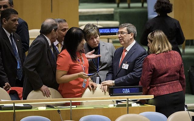 Breaking News: US and Israel Sole Votes Against UN Resolution Ending Cuba Embargo