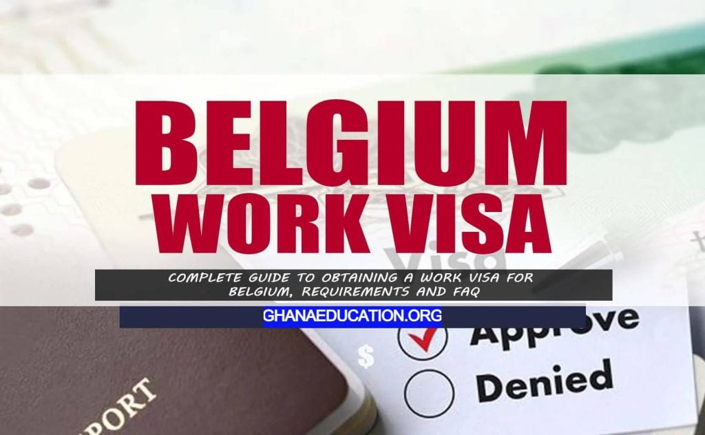 How to apply for a Belgium work visa
