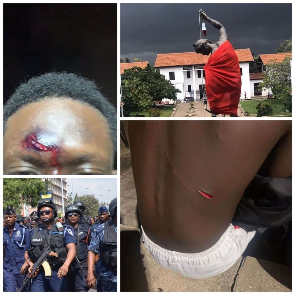 Police Storms Students Of Vandal Hall Of The University Of Ghana