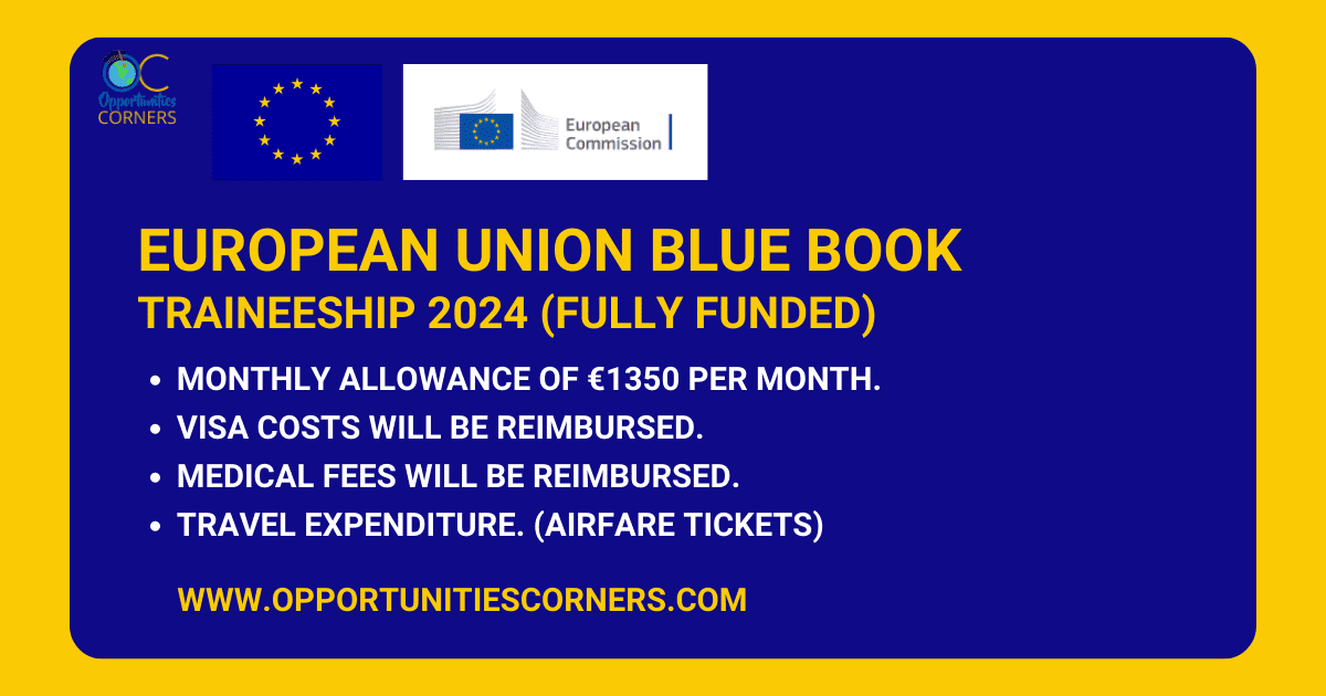 European Union Blue Book Traineeship 2024 (Fully Funded) - Ghana Education