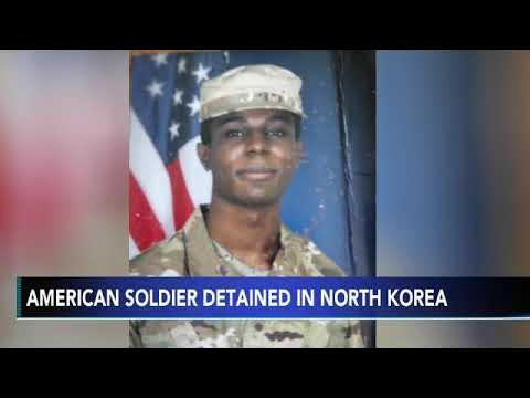 A U.S. Army private who had just finished a stint in a South Korean detention facility crossed the border into North Korea "without authorization"