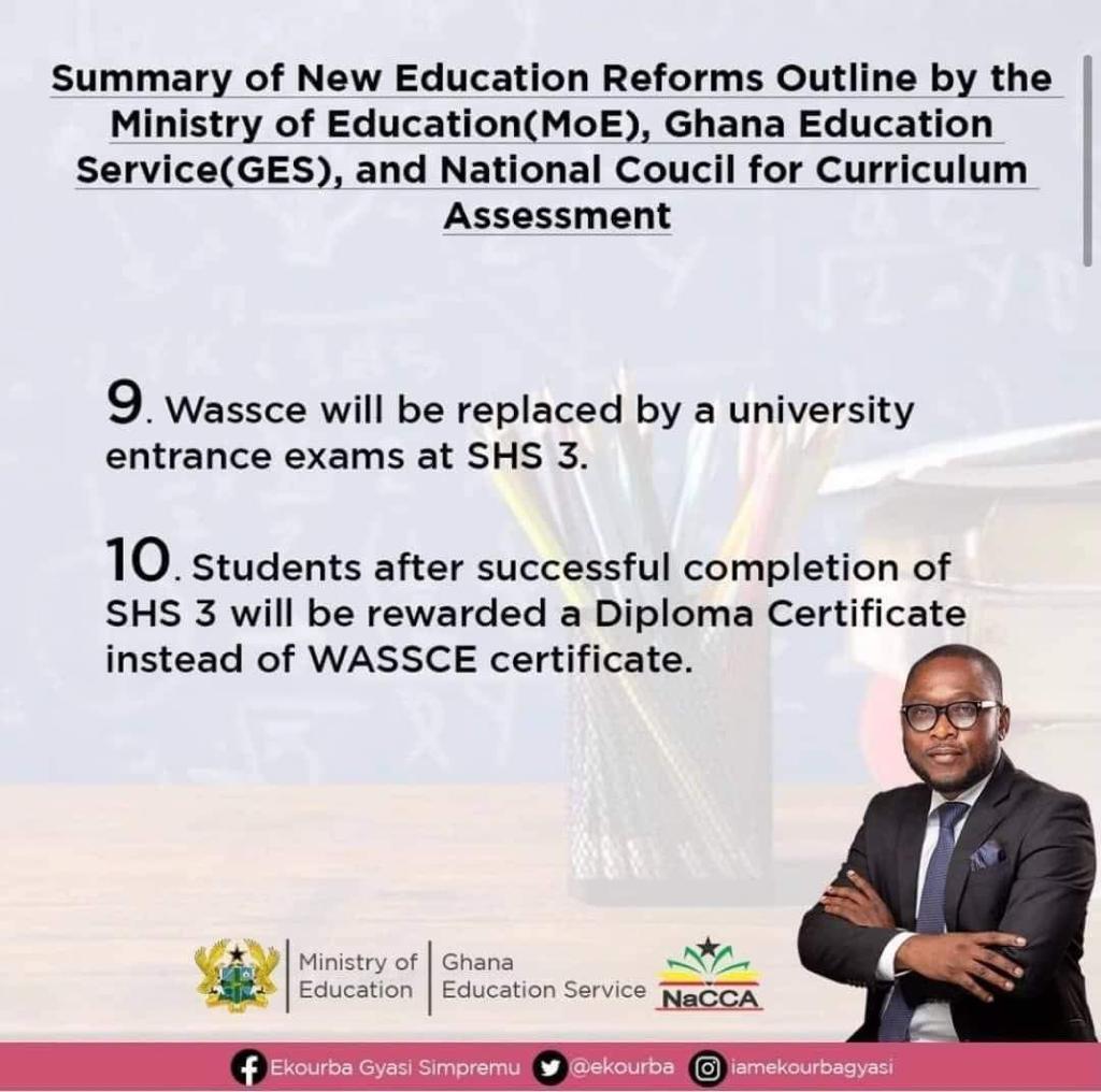 University Entrance Exam To Replace WASSCE Under New Education Reform