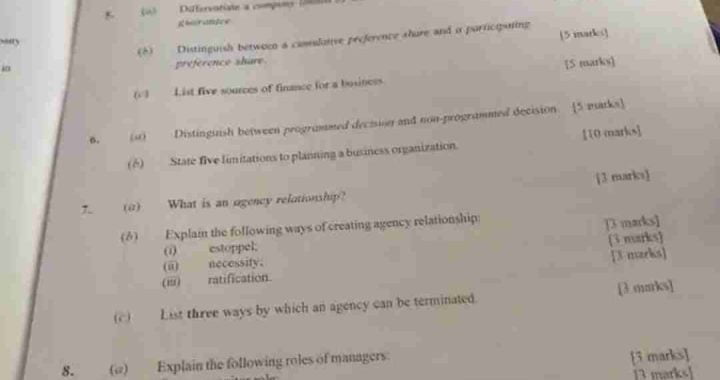 Solve These Economics Questions For WASSCE 2023