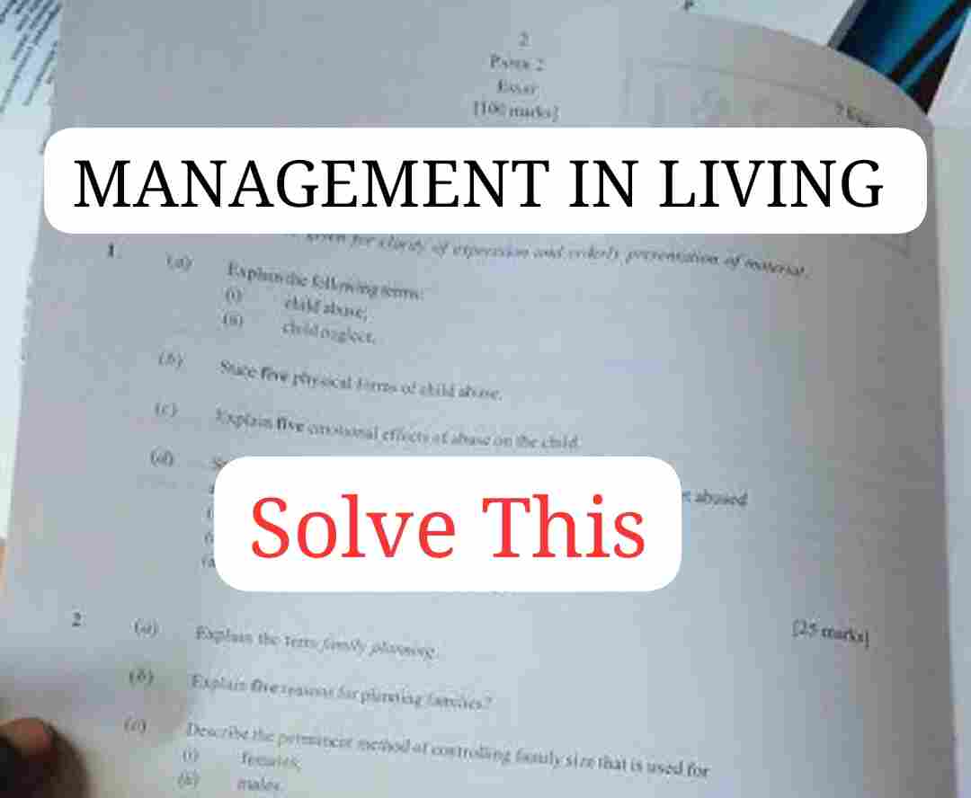 Management In Living Final Set Of Likely Questions – Solve Now