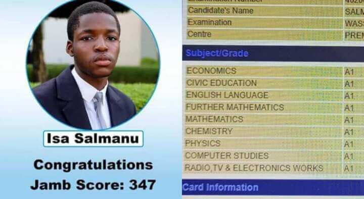 Meet Isa Salmanu The Nigerian Boy Who Had 9A's In His WASSCE
