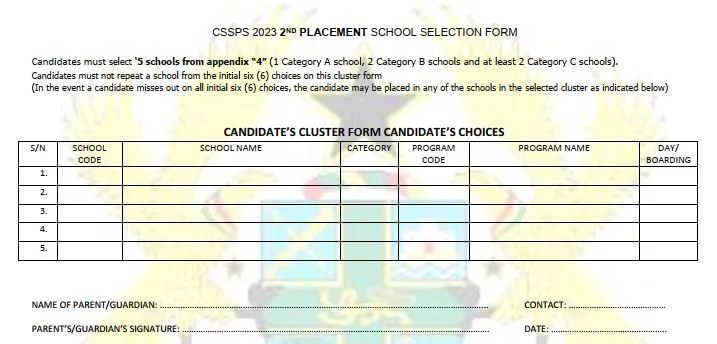 How 2023 BECE graduates will be selecting SHS Download New 2023 School Selection Form Here
