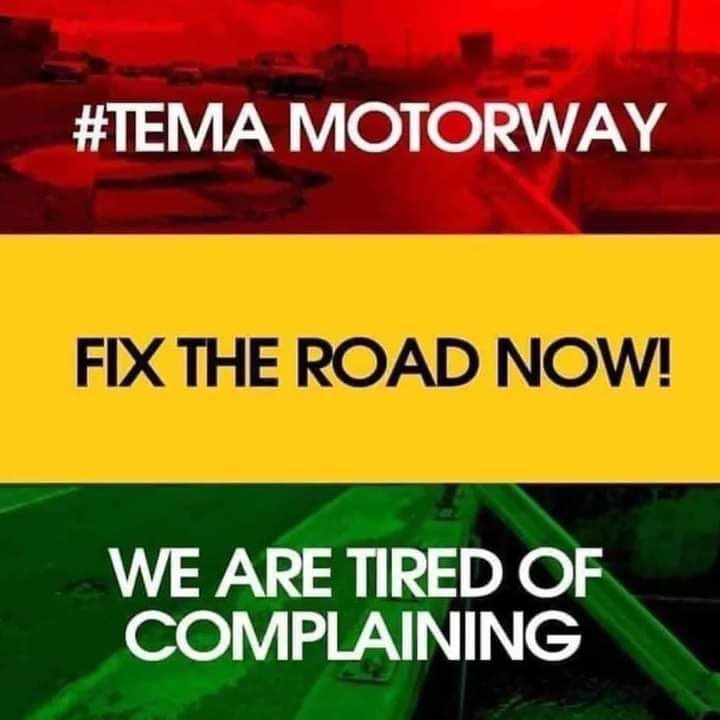 Fix The Motorway Hash Tag #FixTheMotorway is trending on social media for valid reasons. The current state of Tema Motorway makes it Ghana's Death Trap.