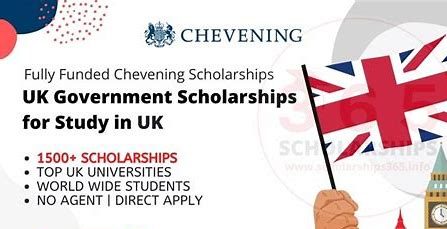 Fully Funded! UK Chevening Scholarships 2024-2025