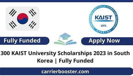 KAIST Scholarship 2023