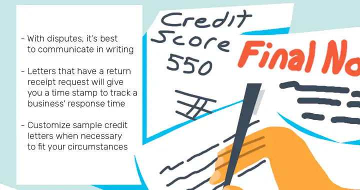 credit repair letter samples