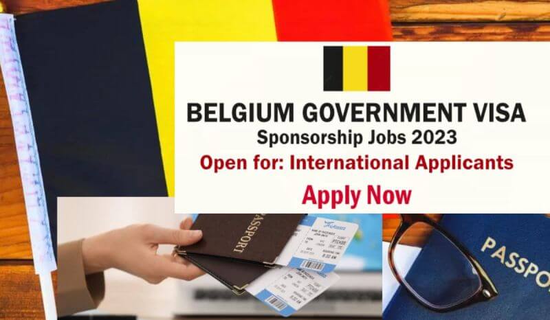 Belgium Government Visa Sponsorship Jobs 2023