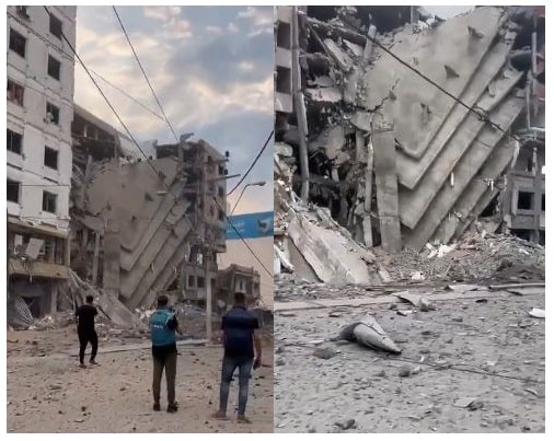BIG BREAKING NEWS - European Union, Germany, and Austria Suspend Aid to Palestinians BIG BREAKING NEWS - Israel demolishes National Islamic Bank Of Gaza in massive airstrikes (Video)