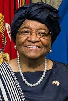 First female President in Africa — Johnson Hellen Sirleaf