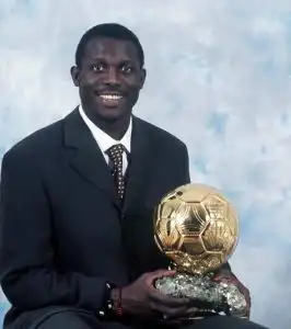 George Weah; first African to win Ballon d'Or 