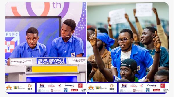 Over 500 Presec-Legon students to justify their inclusion in 2024 NSMQ contestants Presec in 2023 NSMQ, beats Accra Aca and GSTS in last Semi