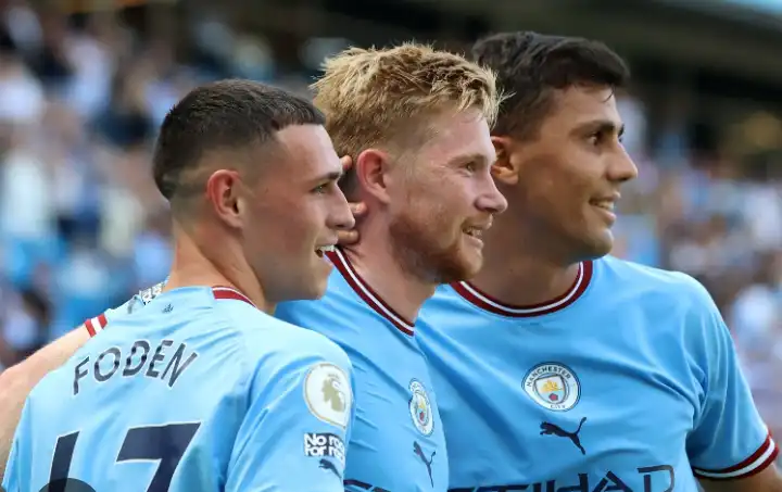 Arsenal Vrs Manchester City: Check Out The lineup For Manchester City