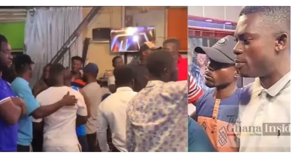CCTV Footage Shows How NPP Thugs Attack UTV Worker Before Entering The Studio
