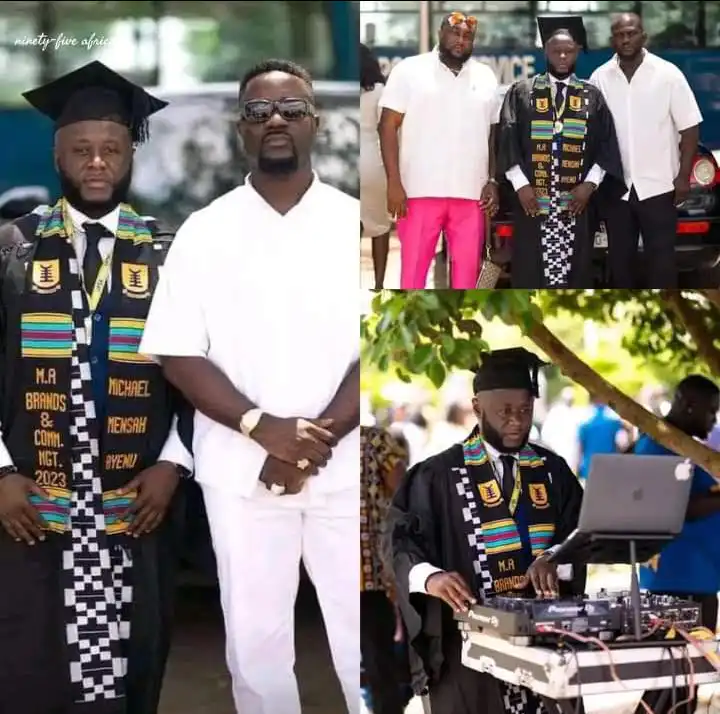 Sarkodie's DJ Graduate With Masters In Brands And Communication.