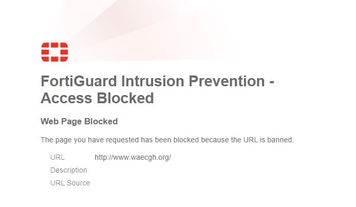WEAC's BECE result website, hacked earlier