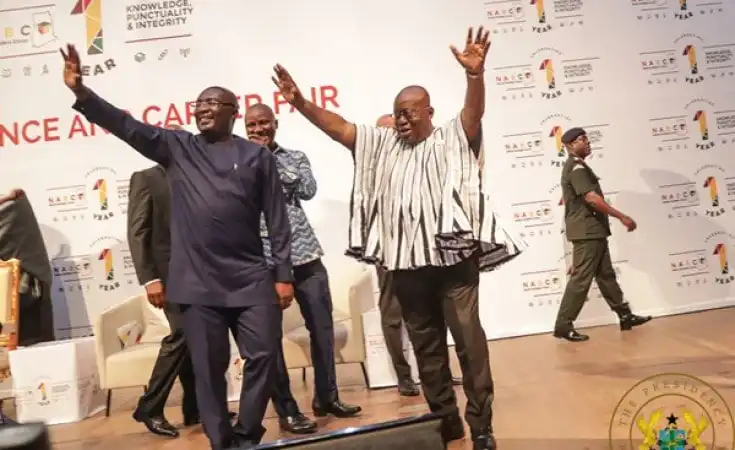 President hands over NPP leadership to Dr Bawumia