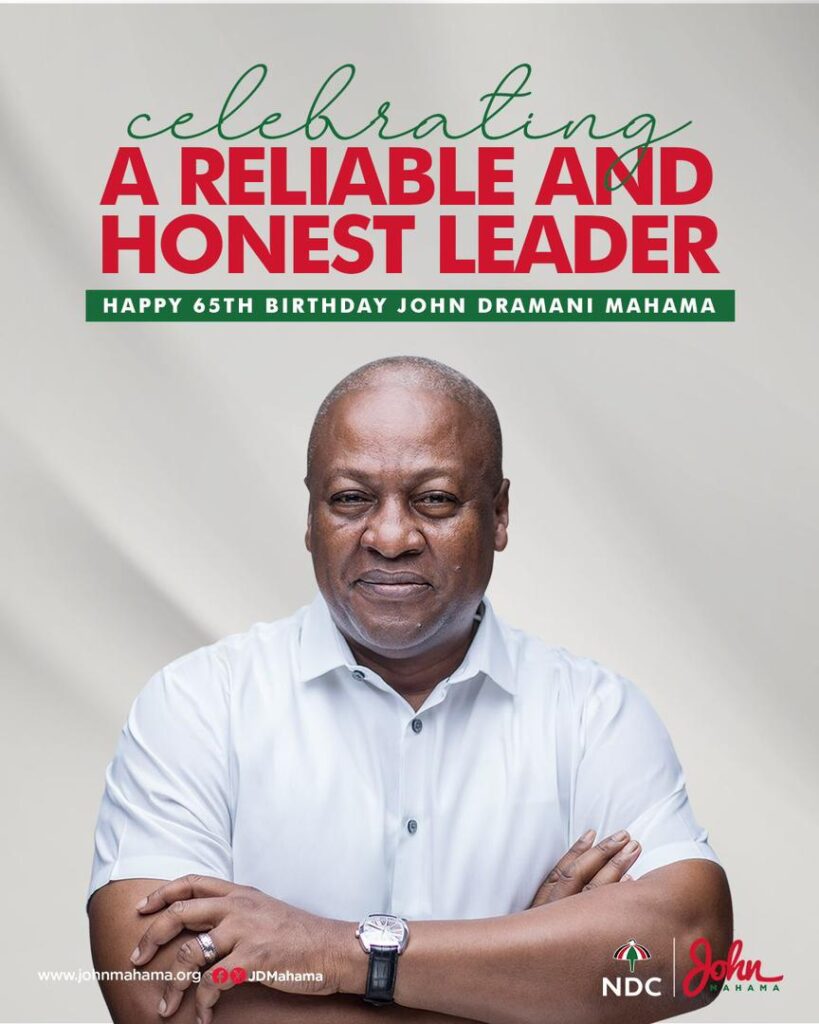 Happy 65th Birthday Mahama a reliable and honest leader who is always willing to sacrifice – Dr. Apaak