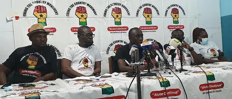 The President has Condemned the Displaying of Machetes and Weapons at the Former President's Office, while Mahama has Condemned the 'Fixing the Country Movement'.’