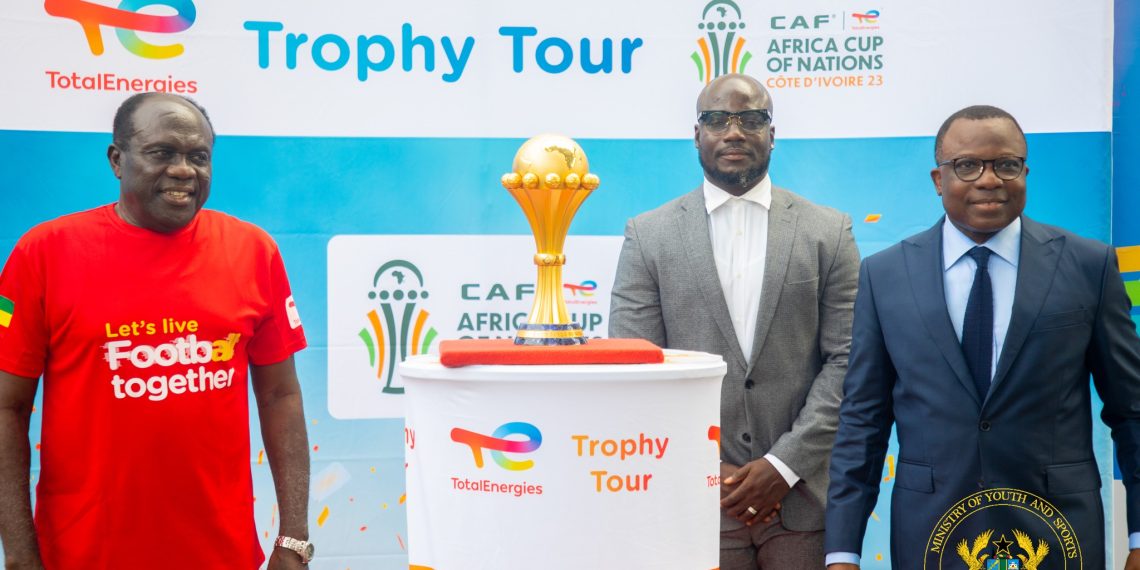2023 TotalEnergies AFCON Trophy unveiled in Ghana