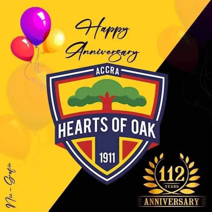 Hearts of Oak SC is 112 years today
