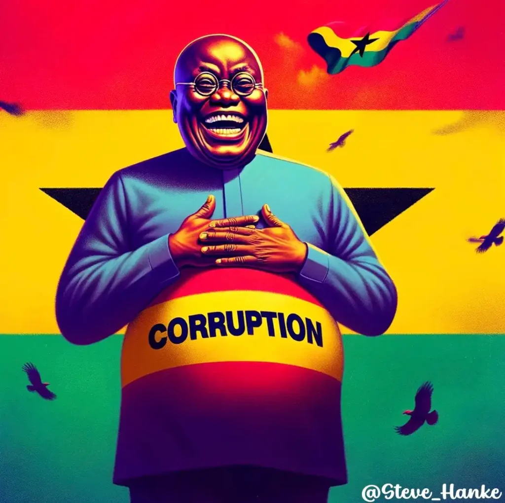 President Akufo Addo is equal to corruption and economic incompetence -Prof. Steve Hanke