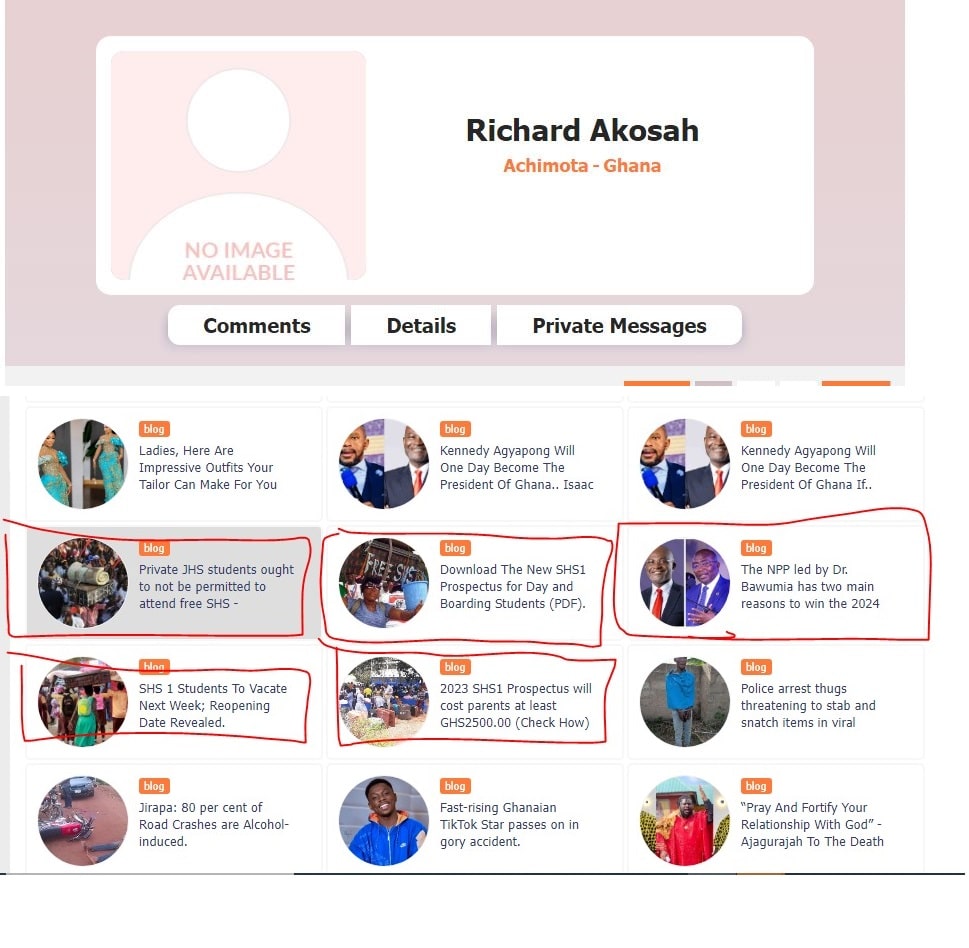 Ghanaeducation.org Demands Action Against Richard Akorsah's Plagiarism Of Our Stories Published on GhanaWeb