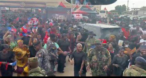 Mammoth welcome for Bawumia in Kumasi in first public visit as flagbearer