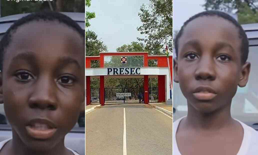 Meet The 12-Year Old Presec Science Student Who Had Aggregate 7 In BECE