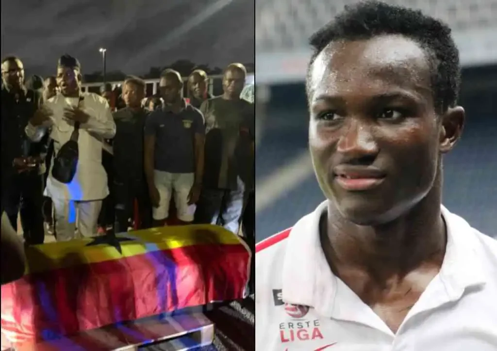 Mortal Remains Of Raphael Dwamena Arrives In Ghana; Funeral Date Revealed