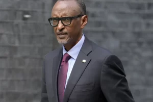 Rwanda announces visa-free travel for Africansalong Downing Street to a meeting with Britain’s Prime Minister Rishi Sunak, in London, Thursday