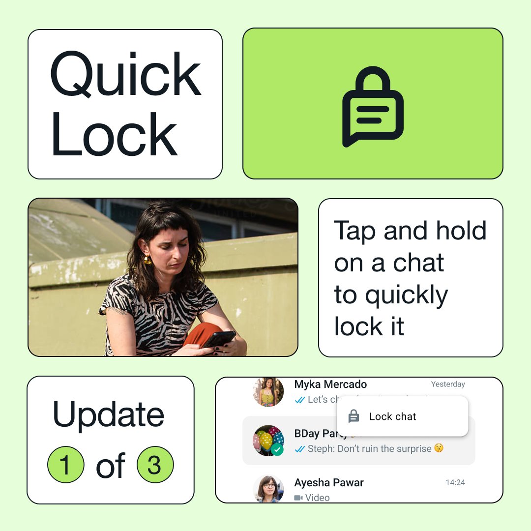 WhatsApp, owned by Meta, has announced the introduction of a WhatsApp chatlock feature to secure your chats and prevent intruders from reading your messages on your phone