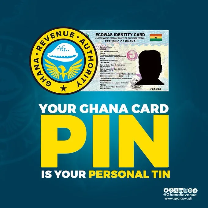Ghana Card ID your Tax Identification Number