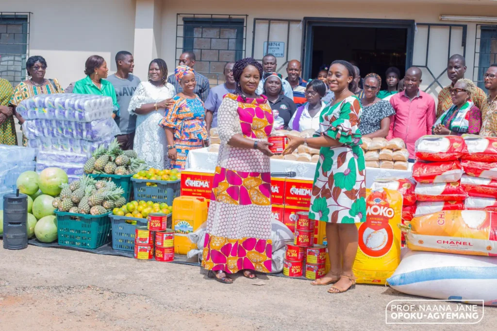 Professor Jane Opoku-Agyemang Donates To Ankaful Psychiatric Hospital
