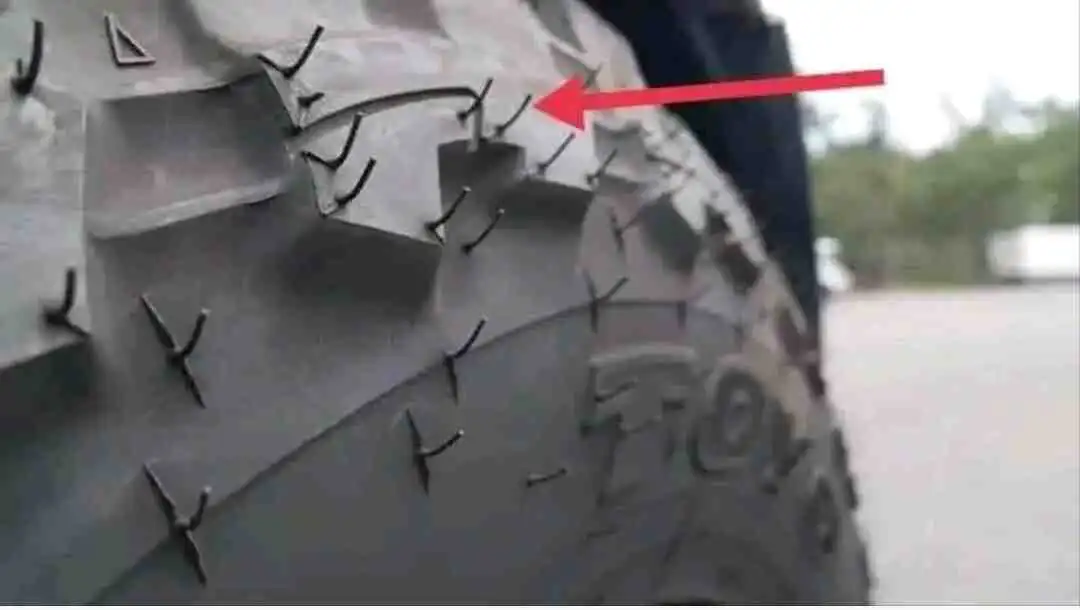 Check Out The Name And Function Of These Pointy Rubbers Found On Tires