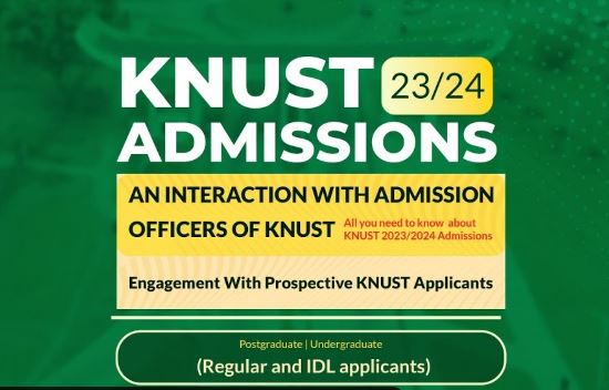 Join KNUST Live Admission Interaction Confernce On Youtube Now!