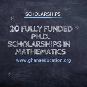 fully funded phd programs in mathematics in usa