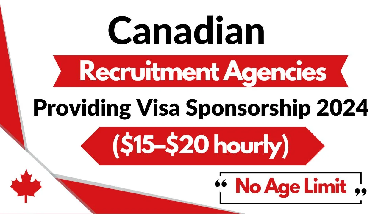 Canadian Recruitment Plus Visa Sponsorship 2024 Apply here