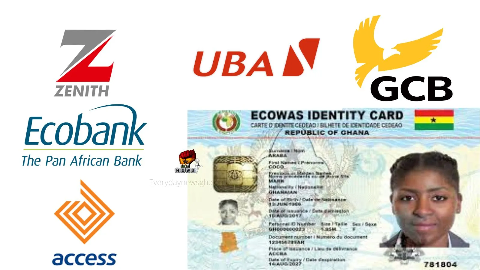 How to tell if Bank Account is not fully linked to your Ghana Card